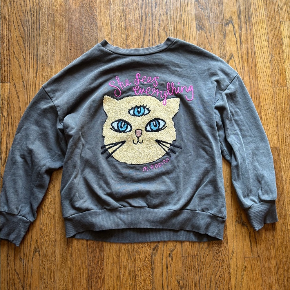 Mini Rodini Vintage Cat Sweater